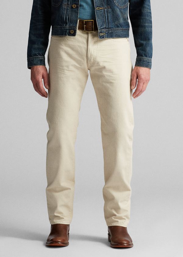 Men's Ralph Lauren Straight Fit Jeans | 643819SXP